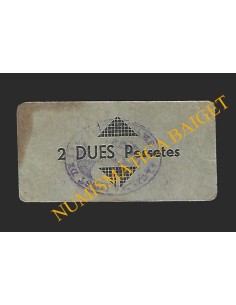 SELVA DEL CAMP, LA (Tarragona) - 2 pessetes 1937 2