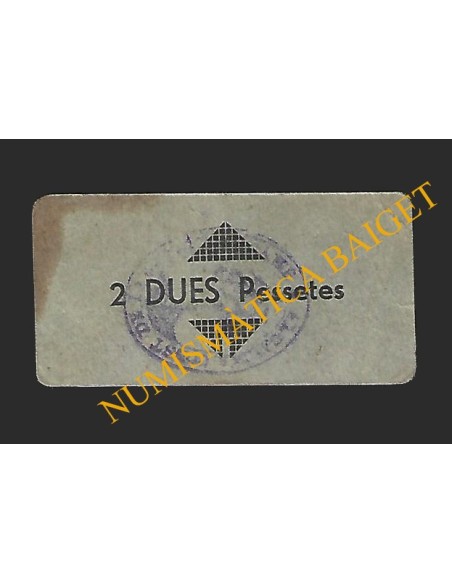 SELVA DEL CAMP, LA (Tarragona) - 2 pessetes 1937