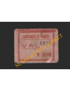 TERMENS (Lleida) - 1 pesseta 1937