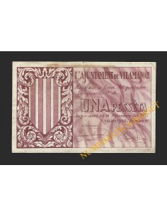 VILAMAJOR (Barcelona) - 1 pesseta 1937