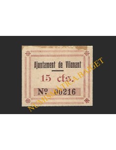 VILANANT (Girona) - 15 cèntims 1937