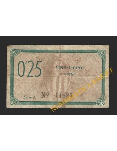 CASTELLET DE LLOBREGAT (Barcelona) - 25 cèntims 1937 2