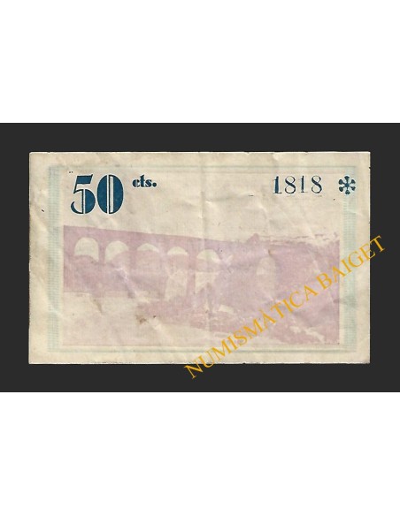 CASTELLFOLLIT DE LA ROCA (Girona) - 50 cèntims 1937