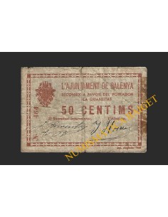 BALENYA (Barcelona) - 50 cèntims 1937
