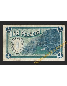 FIGOLS DE SEGRE (Lleida) - 1 pesseta 1937 2