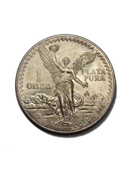 MÉXICO 1990 - 1 OZ PLATA