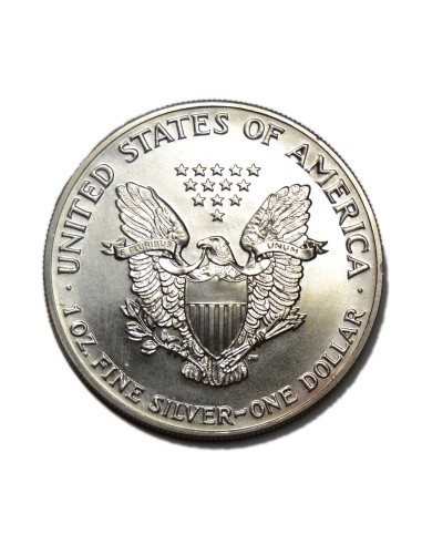 ESTADOS UNIDOS 1990 - 1 OZ PLATA - DOLAR