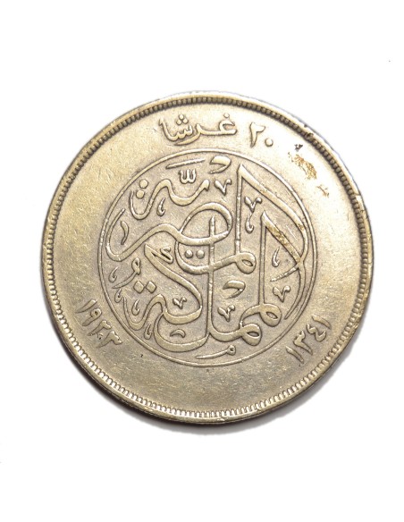 EGIPTO - 20 PIASTRES 1923