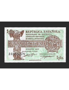 II REPÚBLICA HACIENDA - 1 PESETAS 1937