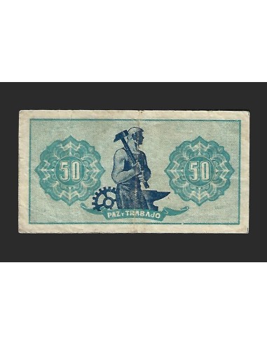 II REPÚBLICA ASTURIAS Y LEÓN - 50 CENTIMOS 1936