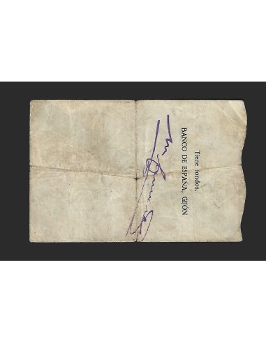 II REPÚBLICA GIJÓN - 25 PESETAS 1936