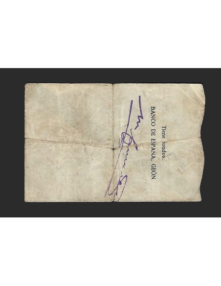 II REPÚBLICA GIJÓN - 25 PESETAS 1936