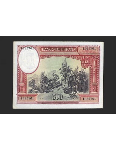 II REPUBLICA ESPAÑOLA - 500 PESETAS 1935