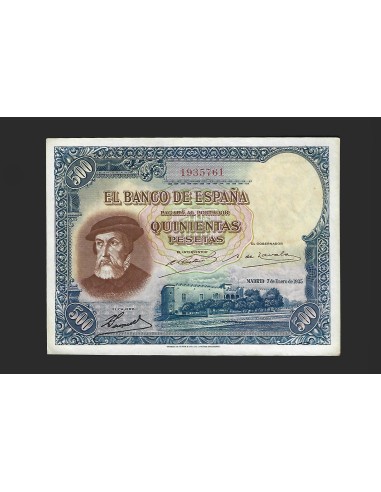 II REPUBLICA ESPAÑOLA - 500 PESETAS 1935