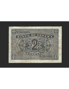 ESTADO ESPAÑOL - 2 PESETAS 1937 SERIE B 2
