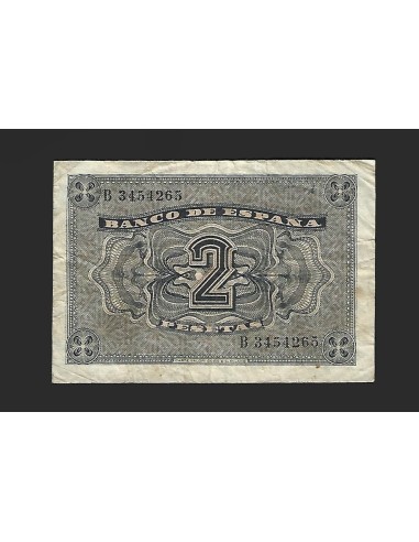 ESTADO ESPAÑOL - 2 PESETAS 1937 SERIE B