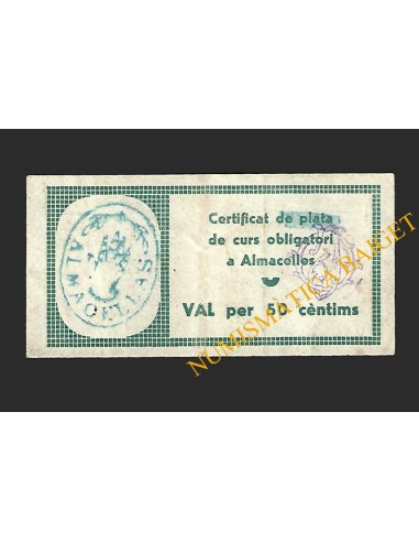 ALMACELLES (Lleida) - 50 cèntims 1937