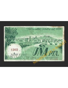 ALMACELLES (Lleida) - 1 pesseta 1937 2