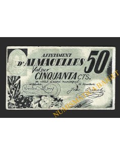 ALMACELLES (Lleida) - 50 cèntims 1937