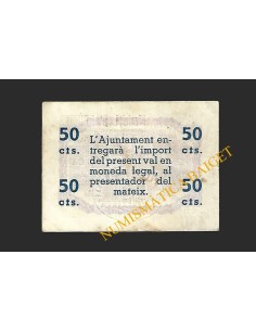 ARBUCIES (Girona) - 50 cèntims 1937 2