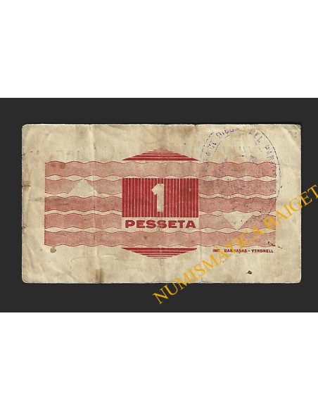 BISBAL DEL PENEDÈS, LA (Tarragona) - 1 pesseta 1937