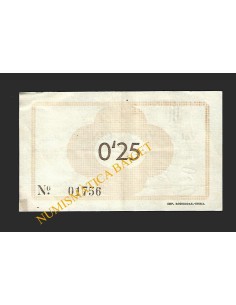 CALLÚS (Barcelona) - 25 cèntims 1937 2