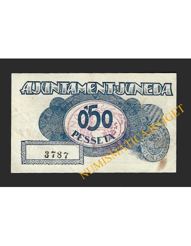 JUNEDA (Lleida) - 0'50 pessetes 1937