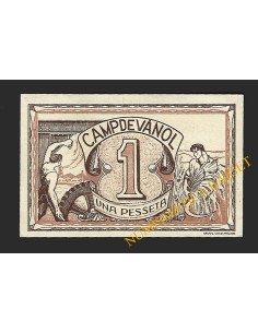 CAMPDEVÀNOL (Girona) - 1 peseta 1937 2
