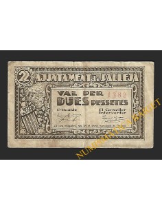 PALLEJÀ (Barcelona) - 2 pessetes 1937