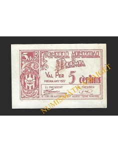 PREMIÀ (Barcelona) - 5 cèntims 1937