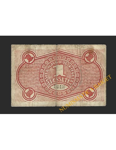 RIPOLLET (Barcelona) - 1 pesseta 1937