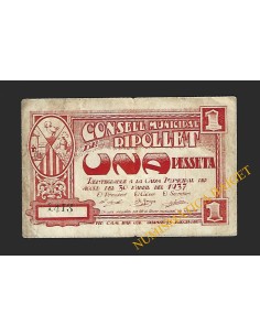 RIPOLLET (Barcelona) - 1 pesseta 1937