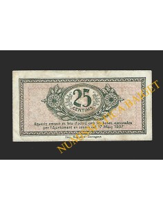TARRAGONA - 25 cèntims 1937 2