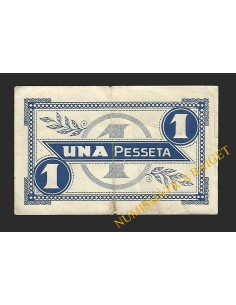 VIDRERES (Girona) - 1 pesseta 1937 2