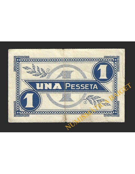 VIDRERES (Girona) - 1 pesseta 1937