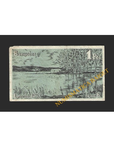 BANYOLES (Girona) - 1 pesseta 1937
