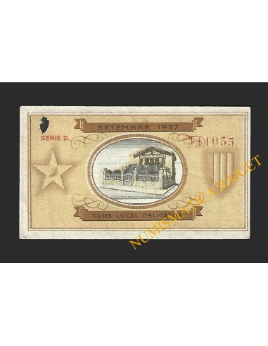 PREMIA DE MAR (Barcelona) - 25 cèntims 1937