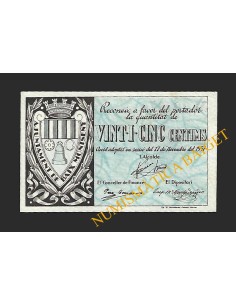 BAIX MONTSENY (Barcelona) - 25 cèntims 1937