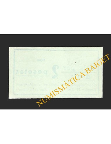 Sociedad Cooperativa - La Marítima - Torredembarra 2 pesetas
