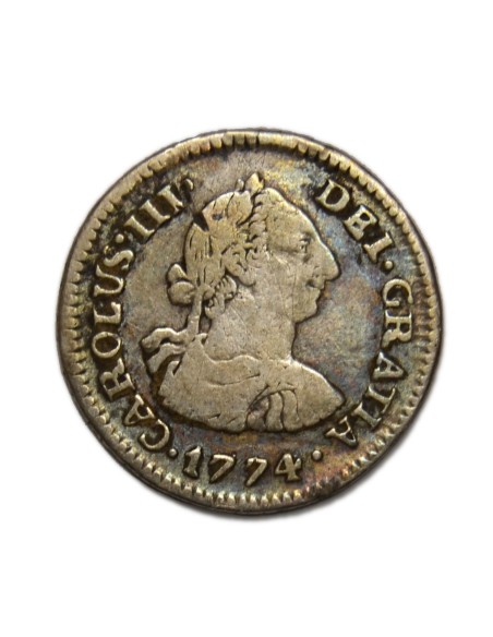 CARLOS III - 1/2 REAL 1774 - Potosí