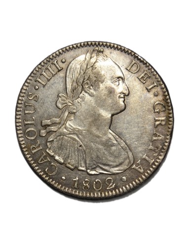CARLOS IV - 8 REALES  1802 MEXICO