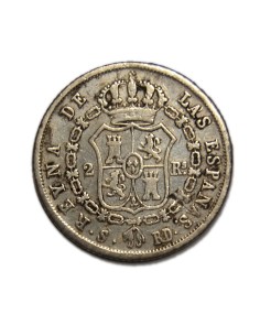 ISABEL II - 2 Reales 1851 - Sevilla 2