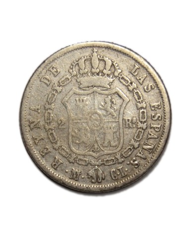 ISABEL II - 2 Reales 1847 - Madrid
