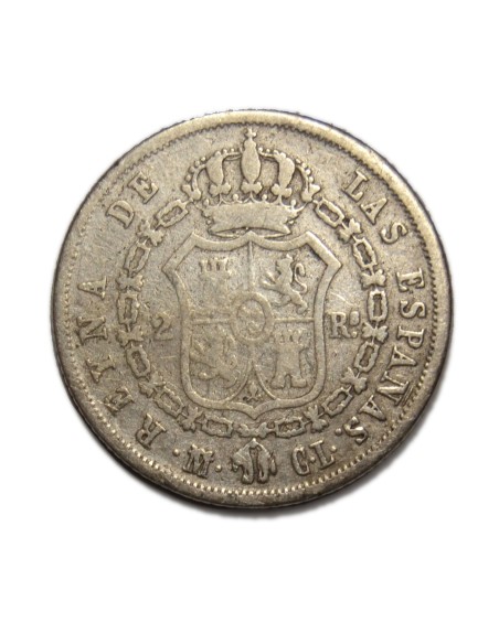 ISABEL II - 2 Reales 1847 - Madrid