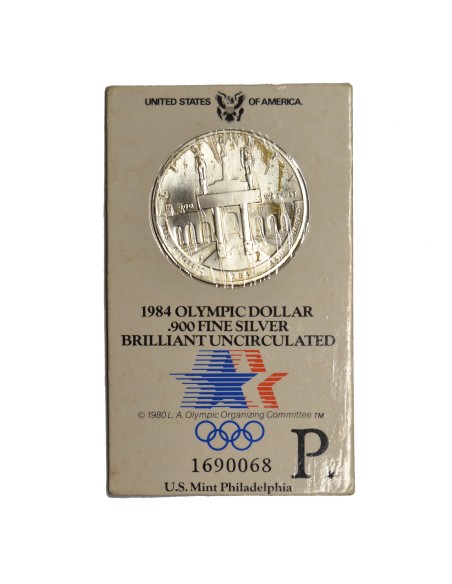 ESTADOS UNIDOS - OLYMPIC DOLLAR 1984 P