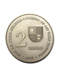 ANDORRA - 2 DINERS 1987 2