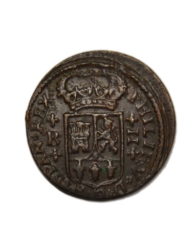 FELIPE V -  2 Maravedís 1718 - Barcelona