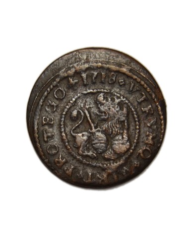 FELIPE V -  2 Maravedís 1718 - Barcelona