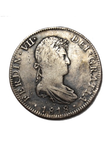 FERNANDO VII - 8 Reales 1818 - México