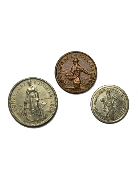 CONSEJO DE ASTURIAS Y LEON 1937 (serie completa)